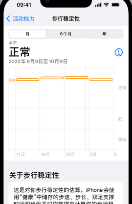 珙县iPhone手机维修如何在iPhone开启'步行稳定性通知'