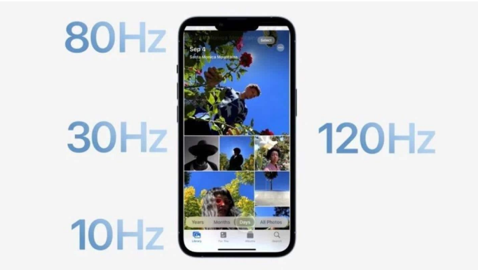 珙县苹果14维修分享iPhone 14有高刷吗 